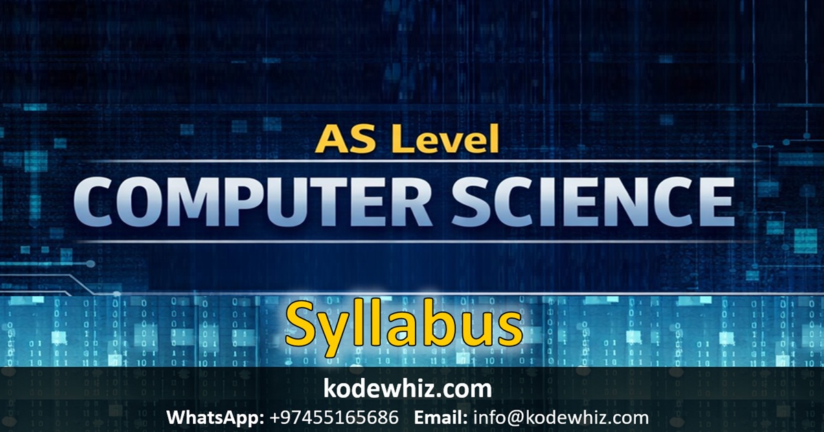 AS Level Computer Science - Syllabus